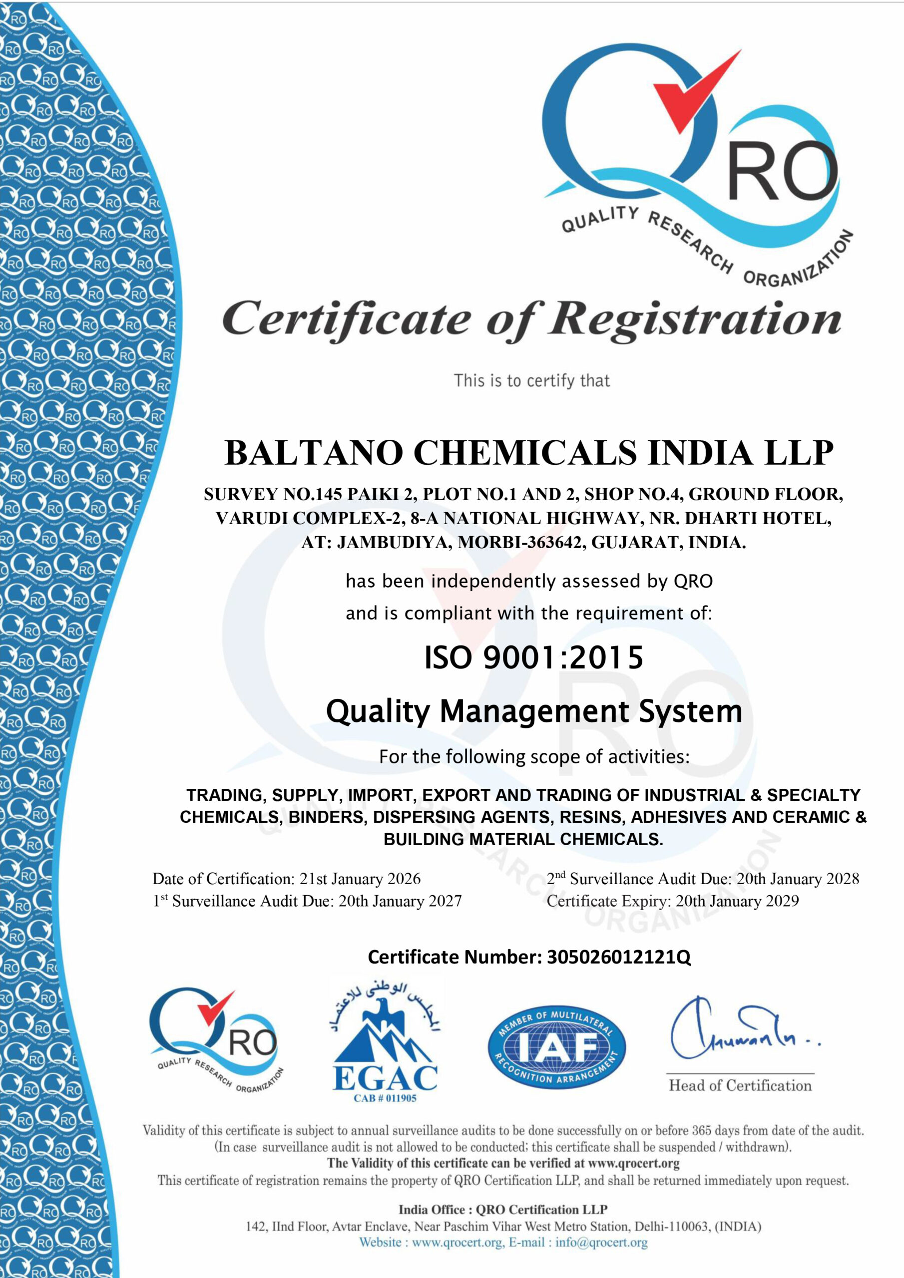 305026012121q baltano chemicals india llp iso 9001 2015 scaled
